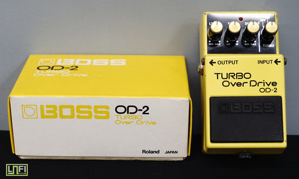 Boss Vintage 1986 Turbo Overdrive OD-2 Guitar Effects Pedal - MIJ