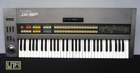 Roland JX-8P 80's Vintage Polyphonic Analogue Synthesiser - 240V
