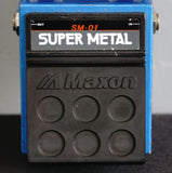 Maxon SM-01 Super Metal Distortion Vintage 1980's MIJ Japan Guitar Effect Pedal