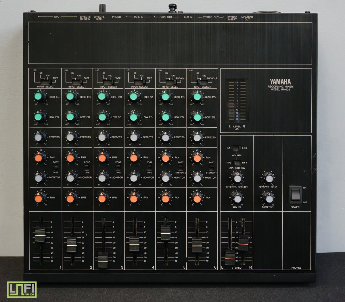 Yamaha Rm602 6 Channel Compact Vintage Recording Analogue Mixer 100