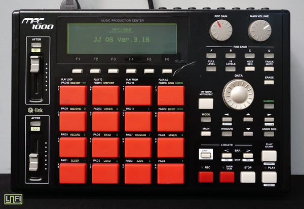 Akai Black MPC1000 MIDI Production Centre Sampler Sequencer 