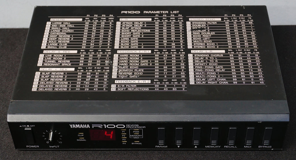 Yamaha R100 80's digital Reverb Processor 1/2 U Module – LOFI Music