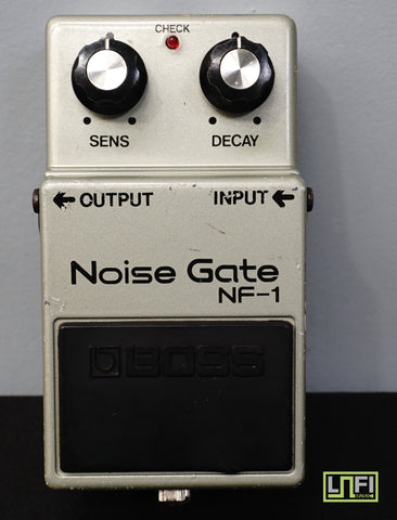 Boss NF-1 Vintage 1979 Noise Gate Guitar Pedal - Made In Japan - Silver Screw