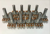 25 X Brand New 100KB Centre Tap Linear Potentiometer / Pot (25 Pieces)