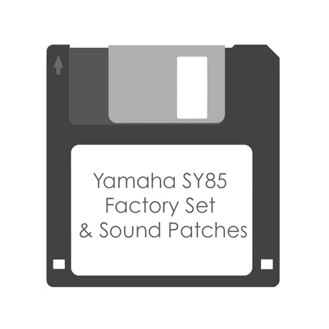 Yamaha SY85 Factory Set System & Sound Patches Floppy Disk - Made to order